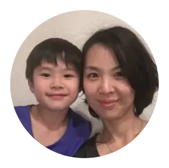 保護者さまと子どもの画像